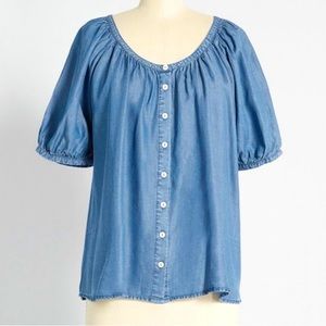 ModCloth Balloon Sleeve Top